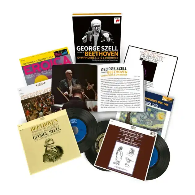 George Szell conducts Beethoven: Symphonies 1-9 & Overtures Free Shipping