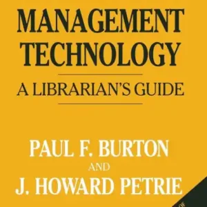 Special Offer Information Management Technology: A librarian's guide
