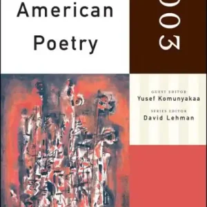 Hot Deal The Best American Poetry 2003