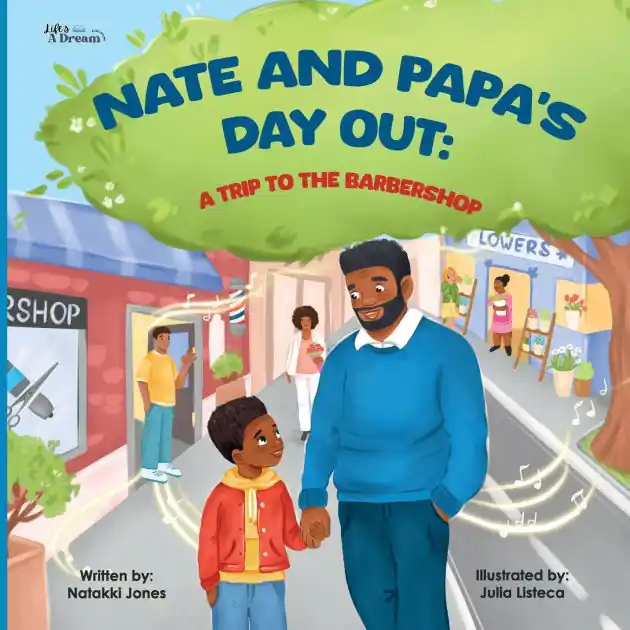 No Minimum Order Nate and Papa's Day Out: A Trip to the Barbershop